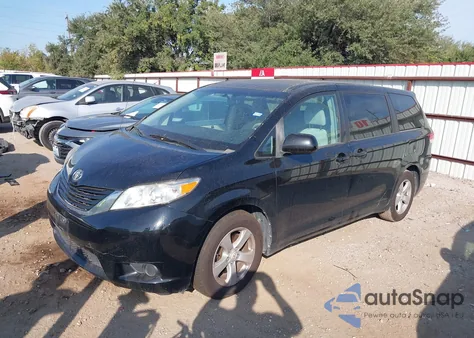 2012 Toyota Sienna Le 8 Passenger из США, поврежденный, VIN 5TDKA3DC1CS013790
